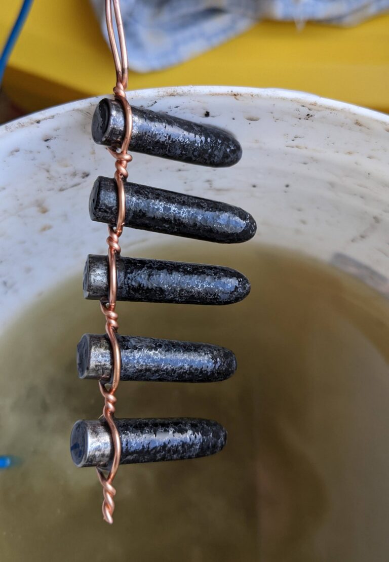 Recupero con elettrolisi delle ogive austro-ungariche degli 8×50 Mannlicher